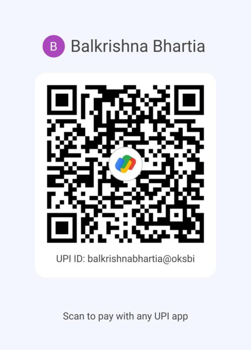 Google Pay QR Code for Iron Butterflies Sponsorship